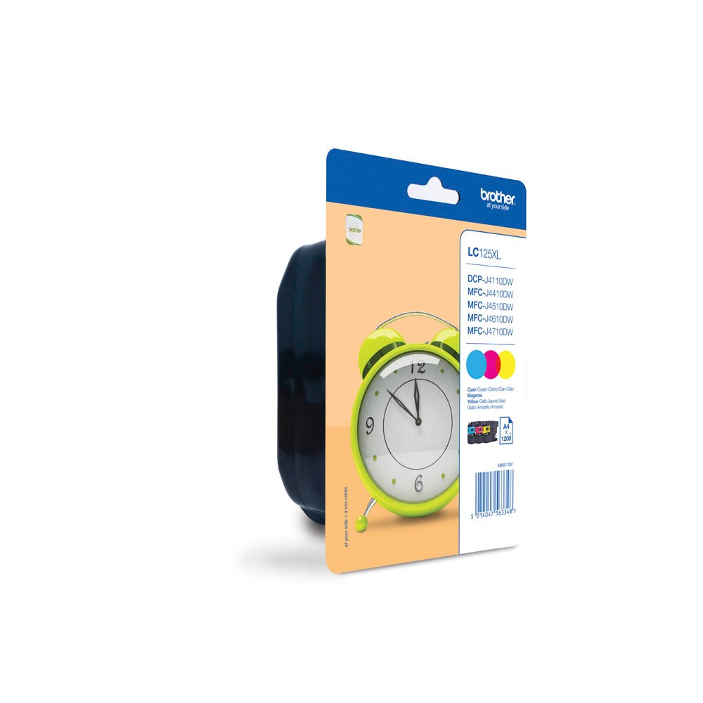 Brother LC-125 XL Tinten Multipack CMY (3er Set)