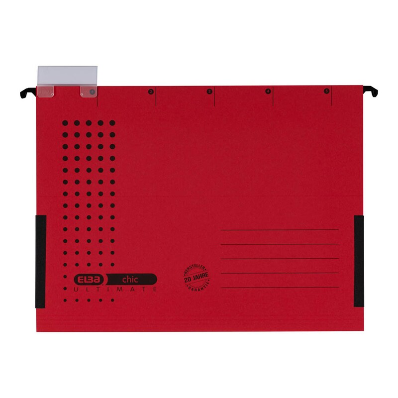 ELBA Hängetaschen chic ULTIMATE rot, 5 St.