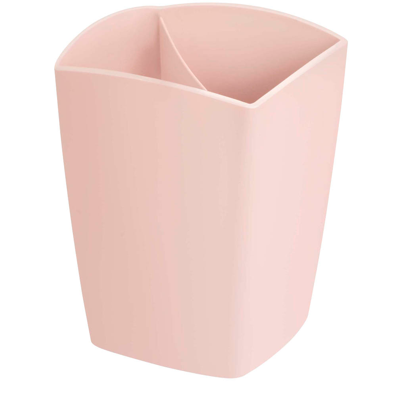 cep Stiftehalter Mineral rosa Polystyrol 2 Fächer 7,4 x 7,4 x 9,5 cm