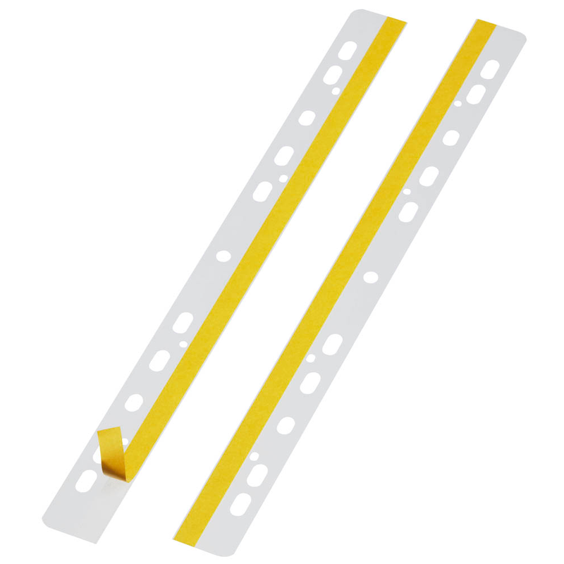 DURABLE Heftstreifen, selbstklebend FILEFIX® glasklar Kunststoff, 50 St.
