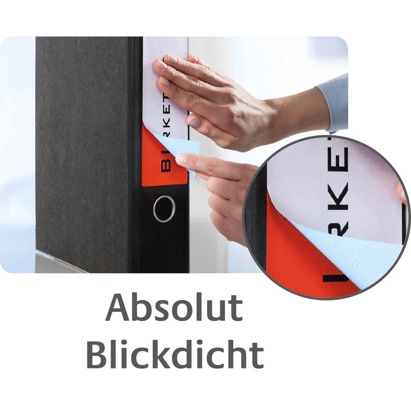 AVERY Zweckform Ordneretiketten L4762-20 rot, 20 Blatt