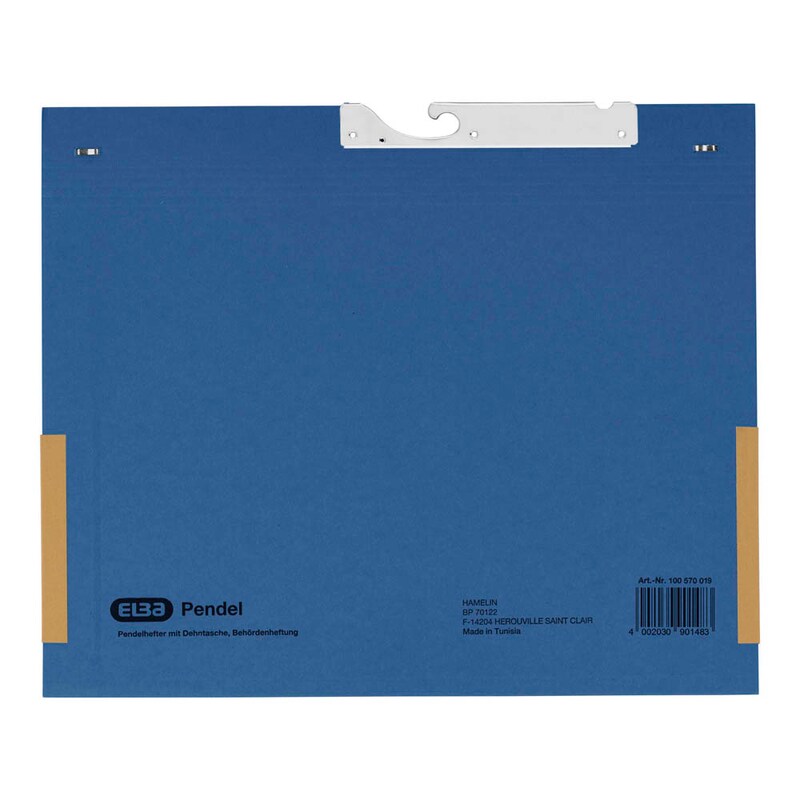 ELBA Pendelhefter Karton blau DIN A4 1x Amtsheftung, 1 St.