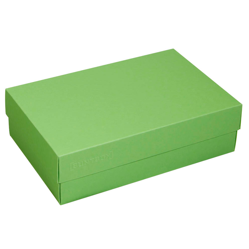 BUNTBOX L Geschenkboxen 3,6 l grün 26,6 x 17,2 x 7,8 cm, 2 St.