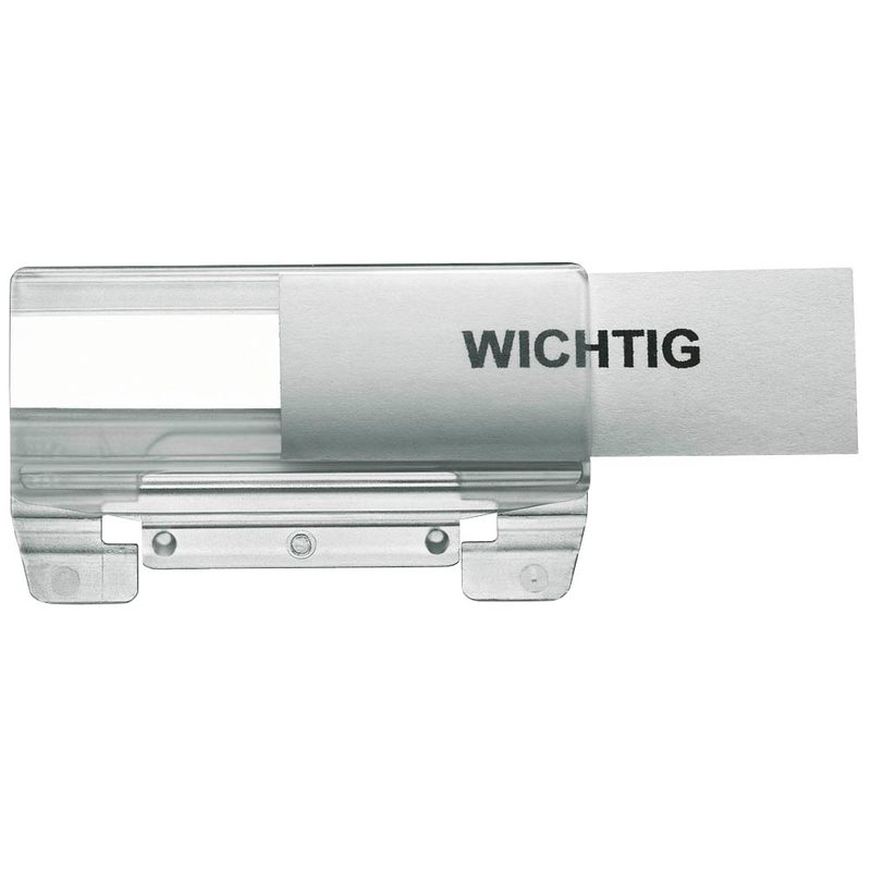 LEITZ Vollsichtreiter transparent, 50 St.