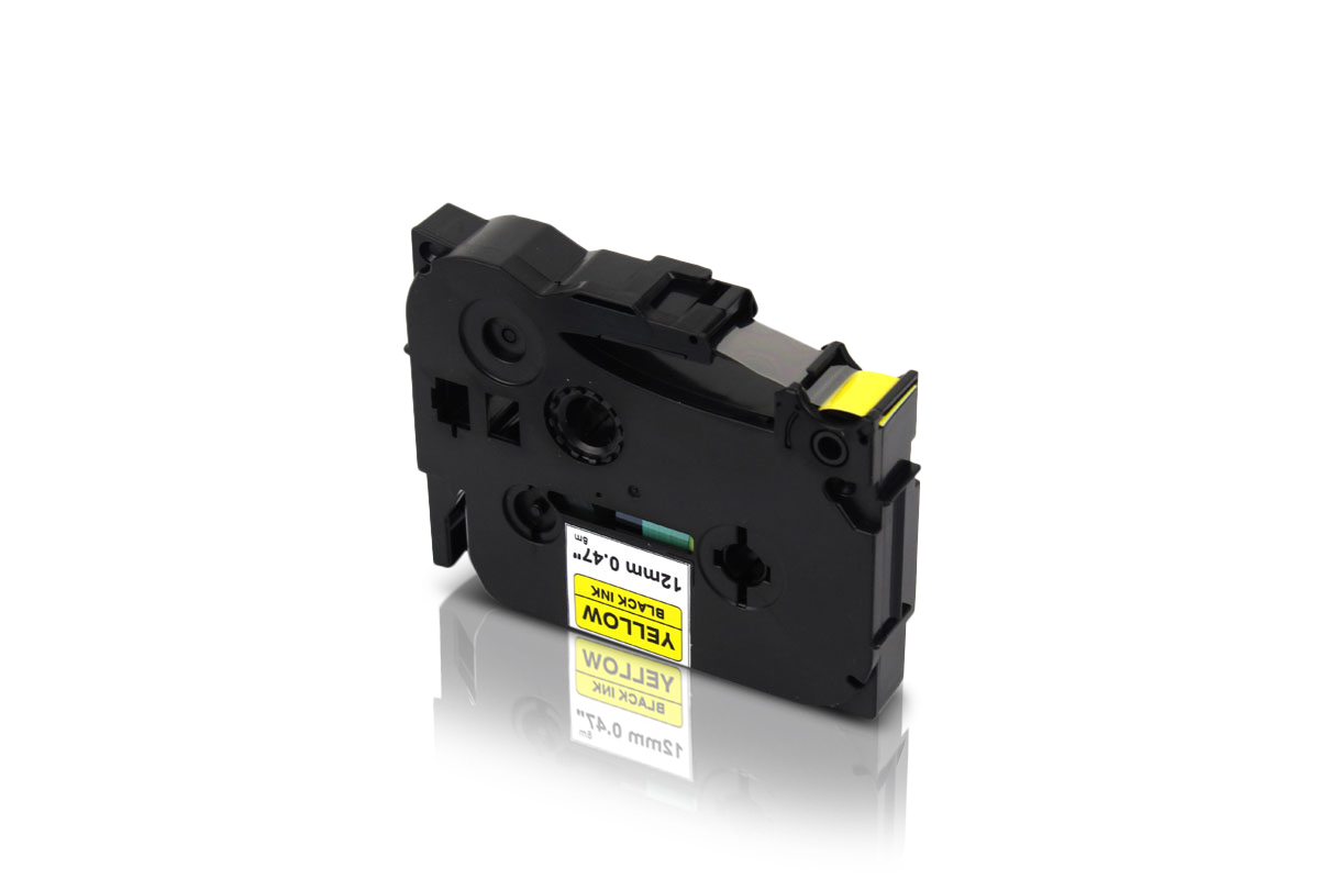 Alternativ zu Brother TZe-631 P-Touch Schriftband 12mm schwarz/gelb