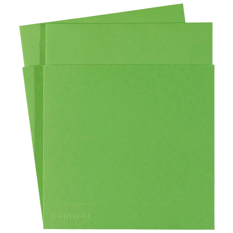 BUNTBOX L Geschenkboxen 3,6 l grün 26,6 x 17,2 x 7,8 cm, 2 St.