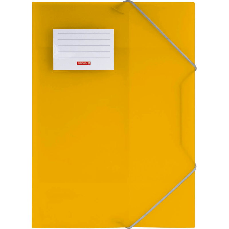 BRUNNEN Sammelmappe FACT!pp DIN A4 gelb transparent, 1 St.