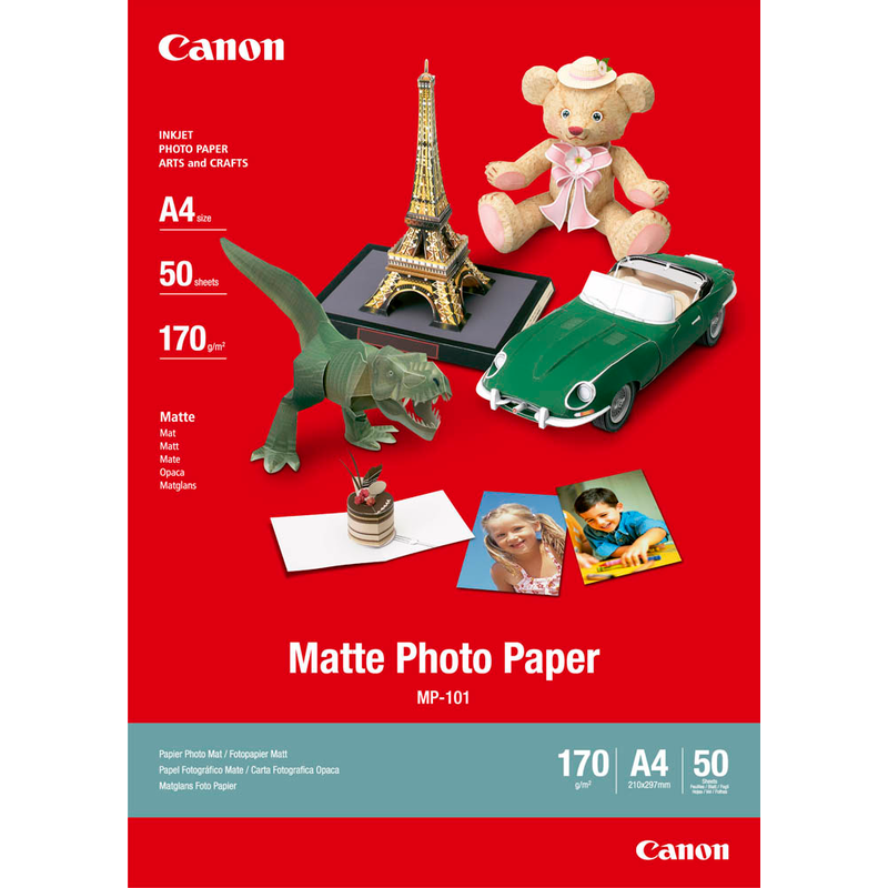 Canon Fotopapier MP-101 DIN A4 matt 170 g/qm 50 Blatt