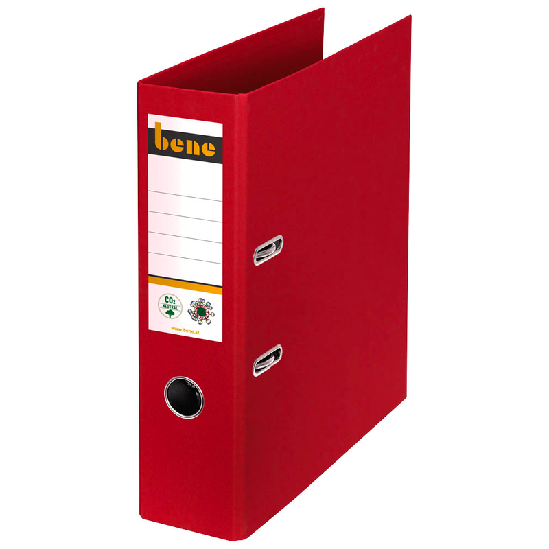 bene No.1 Ordner rot Karton 8,0 cm DIN A4, 1 St.