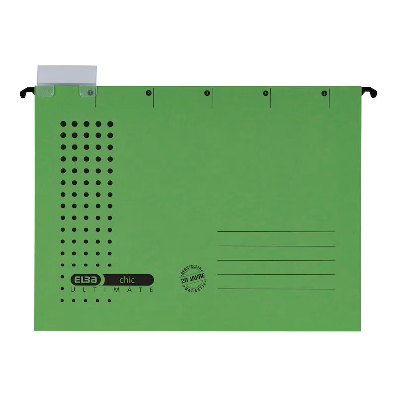 ELBA Hängemappen chic ULTIMATE grün, 5 St.