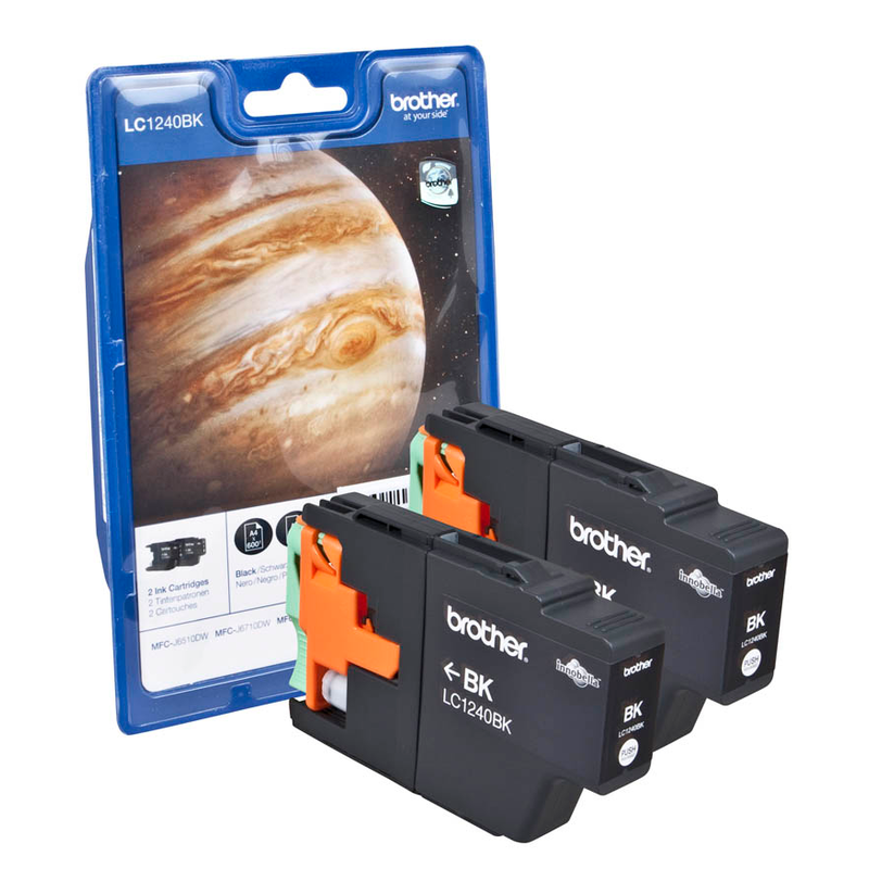 Brother LC-1240BK Druckerpatronen schwarz, 2er-Set