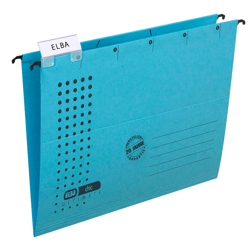 ELBA Hängemappen chic ULTIMATE blau, 5 St.