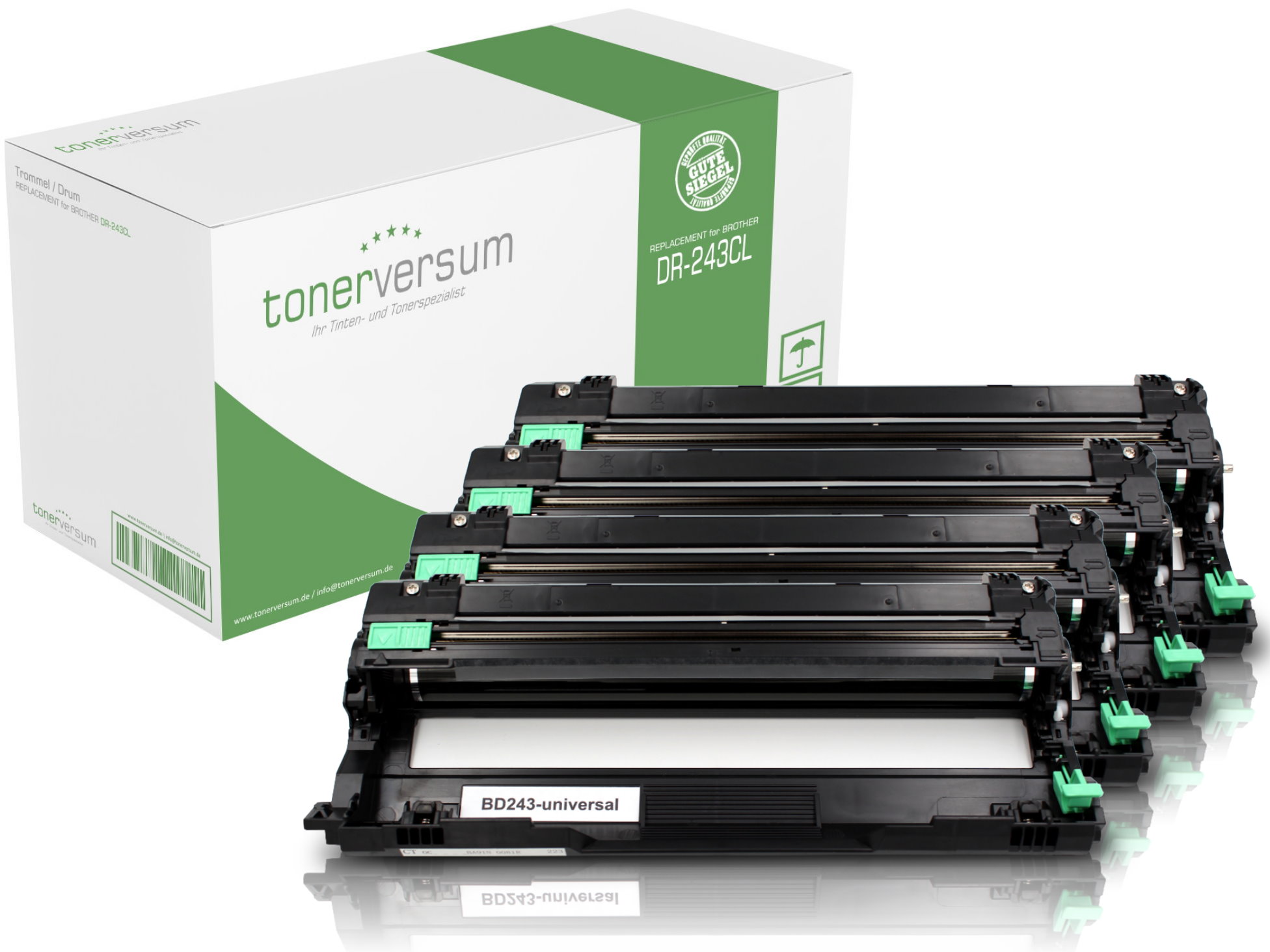 Alternativ zu Brother DR-243CL Bildtrommel Multipack CMYK (4er Set)