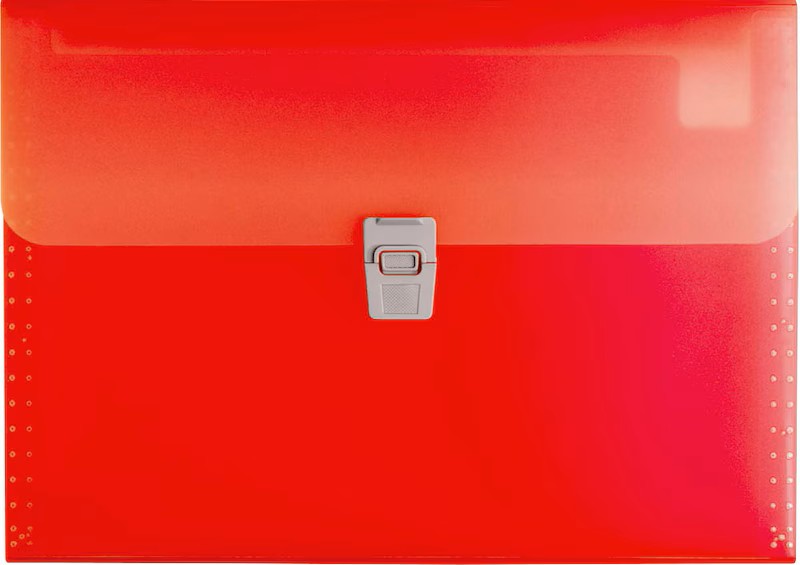 BRUNNEN Fächermappe FACT!pp 10 Fächer rot, 1 St.