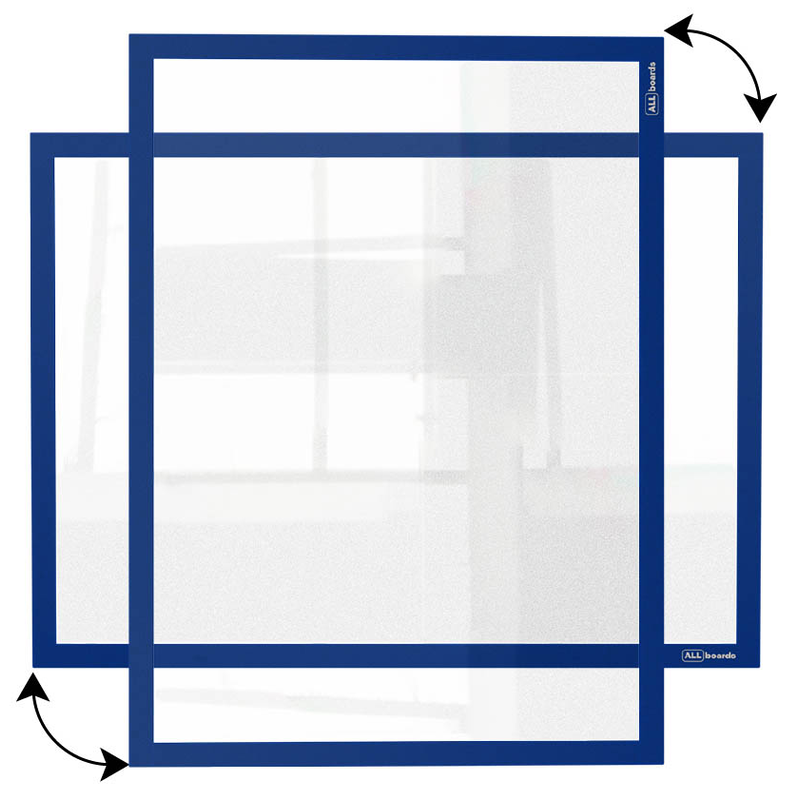 ALLboards Magnetrahmen blau A4, 5 St.