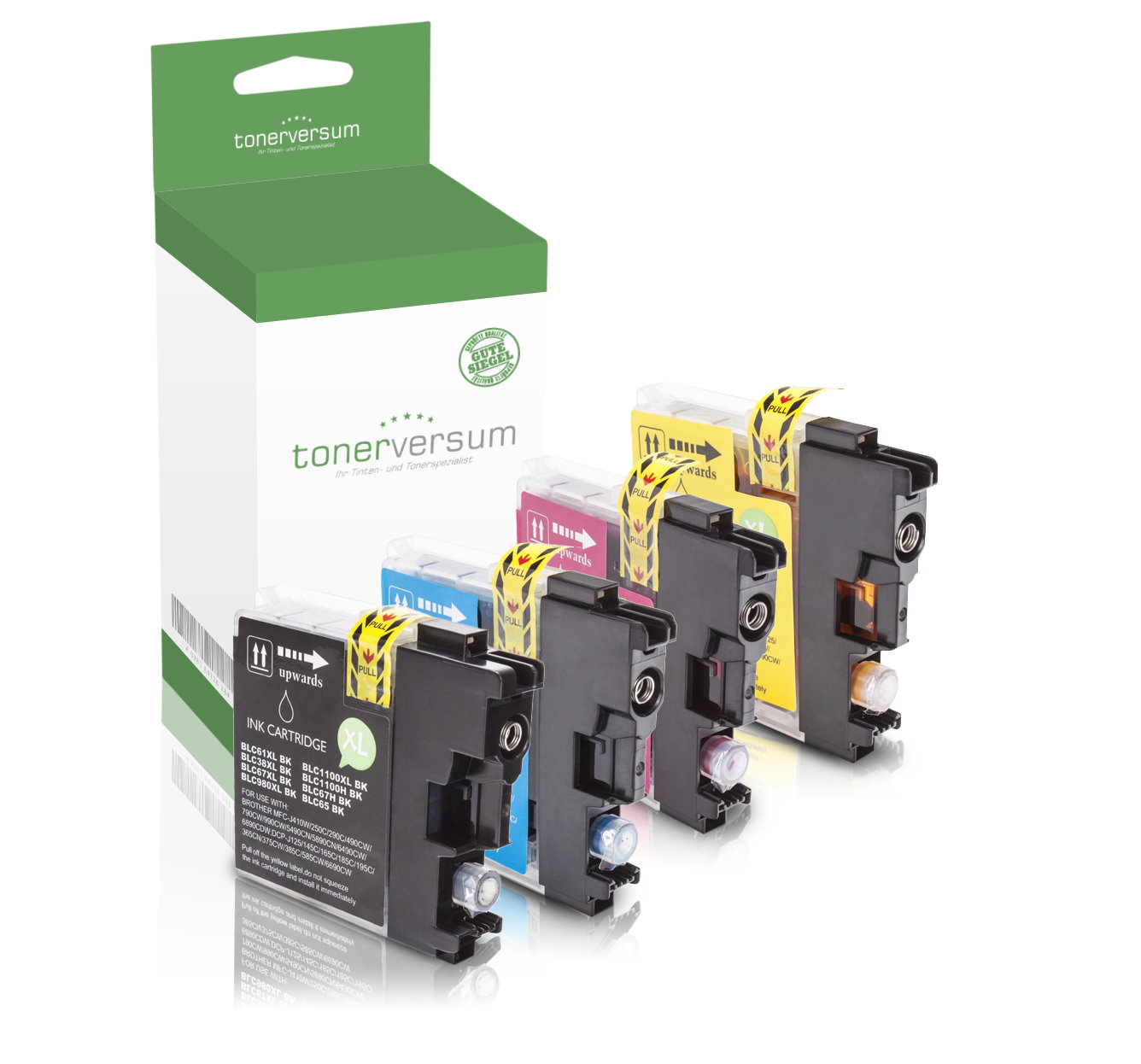 Alternativ zu Brother LC-1100 Tinten Multipack CMYK (4er Set)
