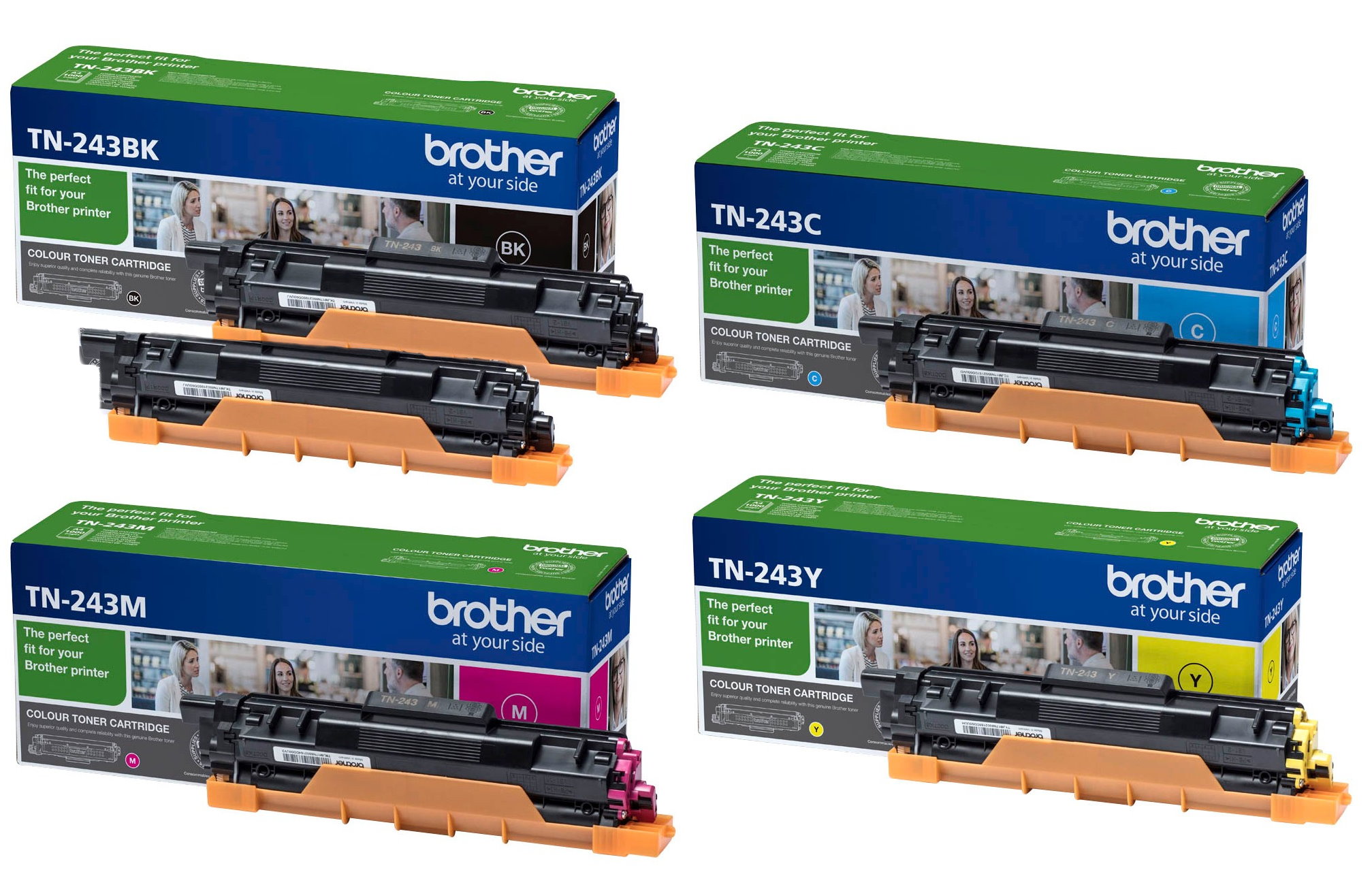 Brother TN-243 Toner Multipack CMYK (5er Set)