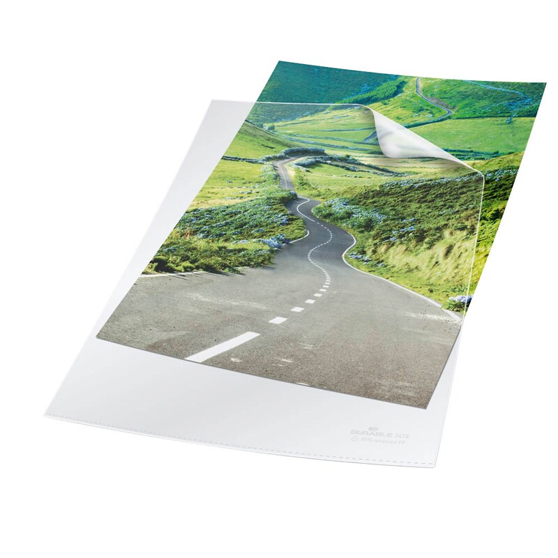 DURABLE Sichthüllen STANDARD DIN A4 transparent glatt 0,10 mm, 100 St.