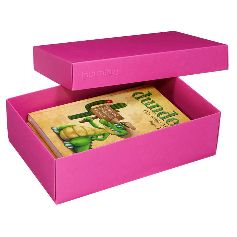 BUNTBOX L Geschenkboxen 3,6 l pink 26,6 x 17,2 x 7,8 cm, 2 St.