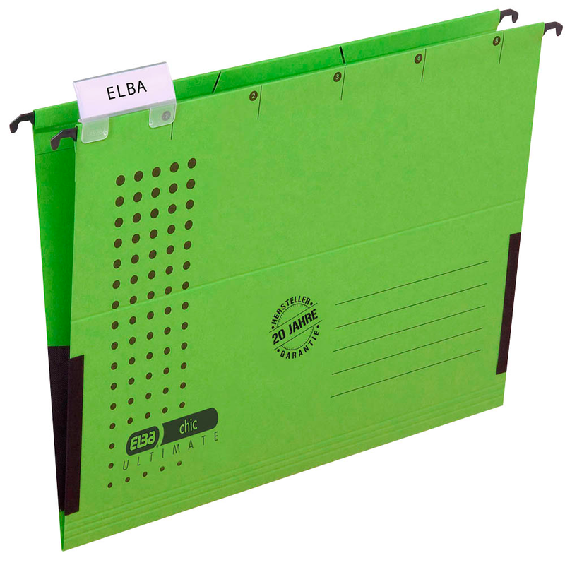 ELBA Hängetaschen chic ULTIMATE grün, 5 St.