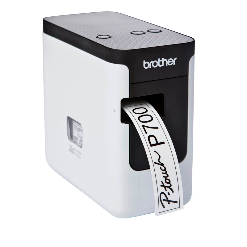 Brother P-touch P700 Beschriftungsgerät grau, schwarz