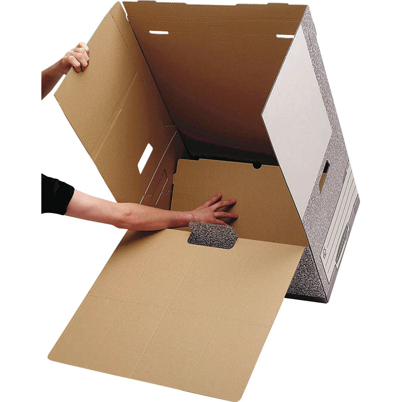 Bankers Box Archivboxen Bankers Box grau/weiß, 10 St.