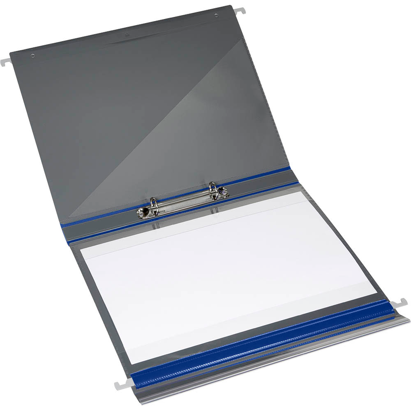 BOI Patienten-Dokumentations-Hängemappe 2-Ringe PMH2R blau Boden: 2,5 cm, 1 St.