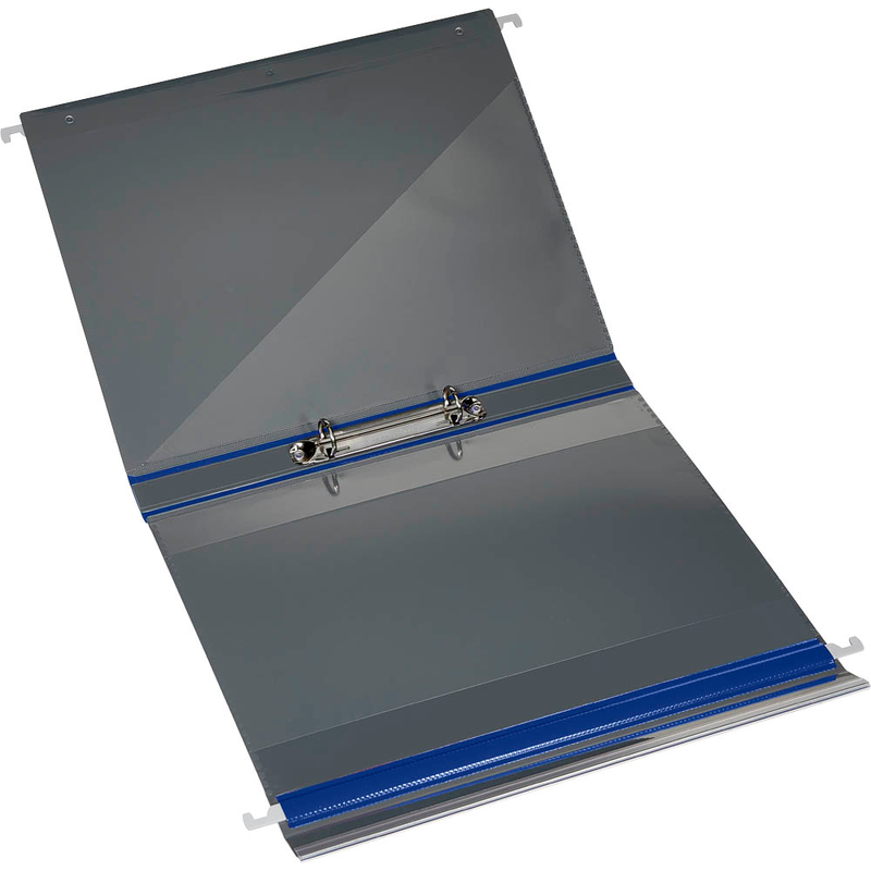 BOI Patienten-Dokumentations-Hängemappe 2-Ringe PMH2R blau Boden: 2,5 cm, 1 St.