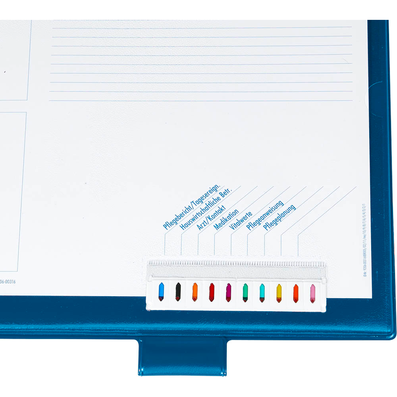 BOI Click-Plus Ambulant Patienten-Dokumentationsmappe 2-Ringe blau 3,5 cm DIN A4, 1 St.