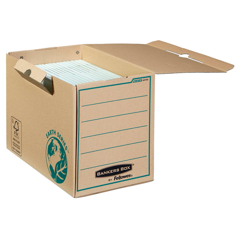 Bankers Box Archivboxen Bankers Box  Earth Series A4+ braun 20,0 x 35,0 x 26,0 cm, 20 St.