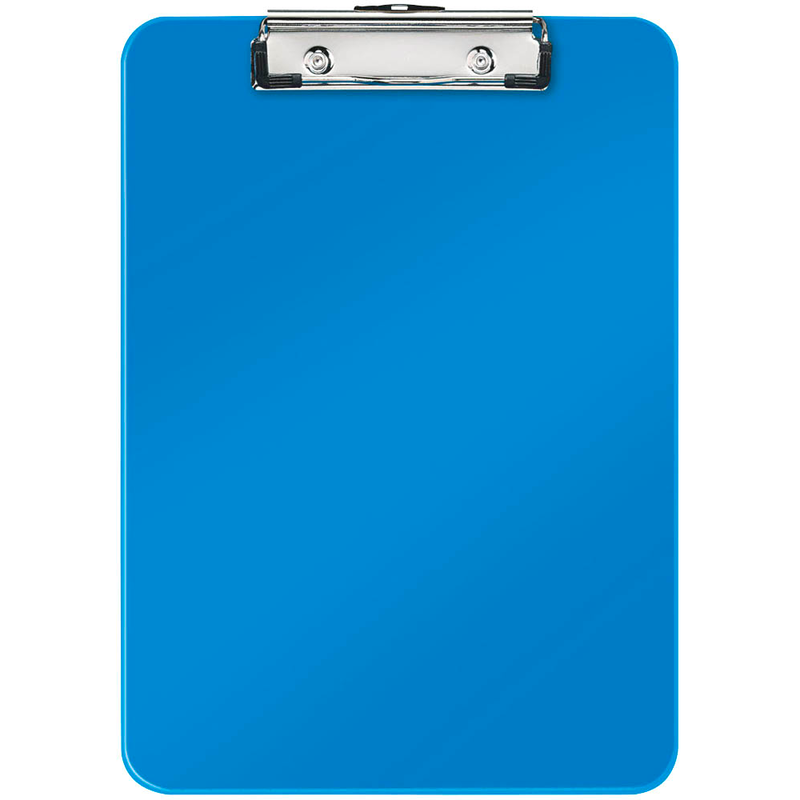 LEITZ Klemmbrett WOW 3971 DIN A4 blau Kunststoff, 1 St.