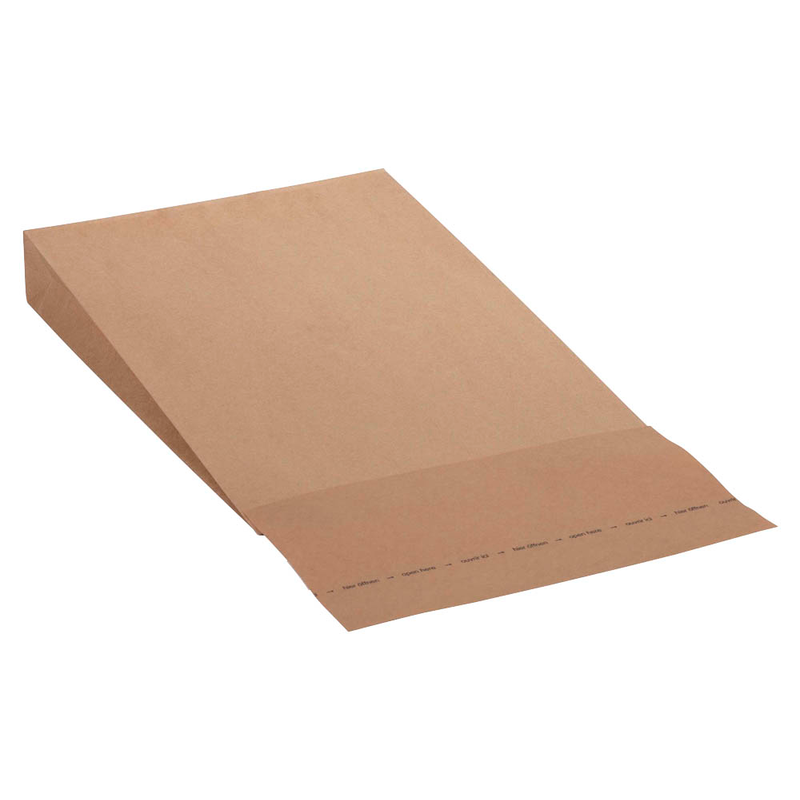 flexiPAK Faltentaschen classic Doppelfixverschluss ca. DIN D4 ohne Fenster braun mit 5,0 cm Falte, 300 St.