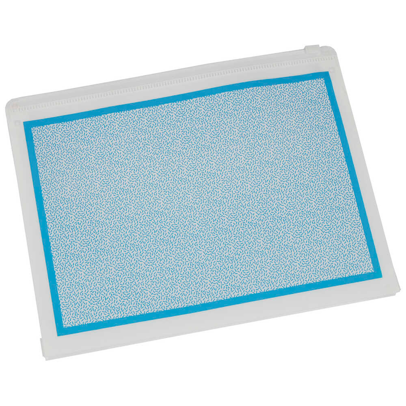 BOI Gleitverschlussbeutel Patienteneigentum! blau/weiß, 10 St.
