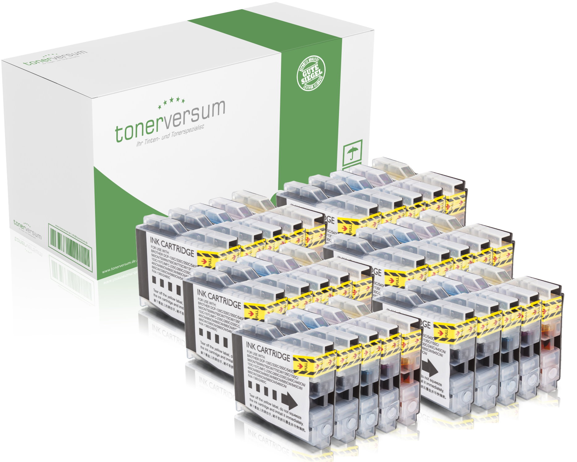 Alternativ zu Brother LC-1000 Tinten Multipack CMYK (30er Set)