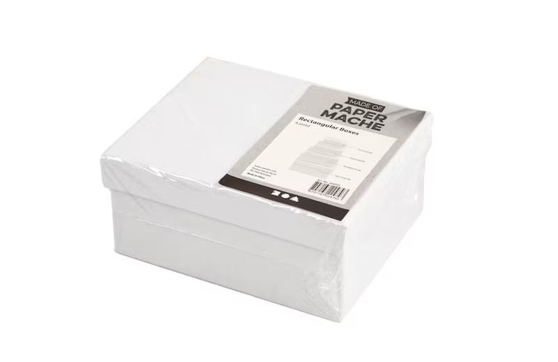 Creativ Company Geschenkboxen-Set weiß, 1 Set