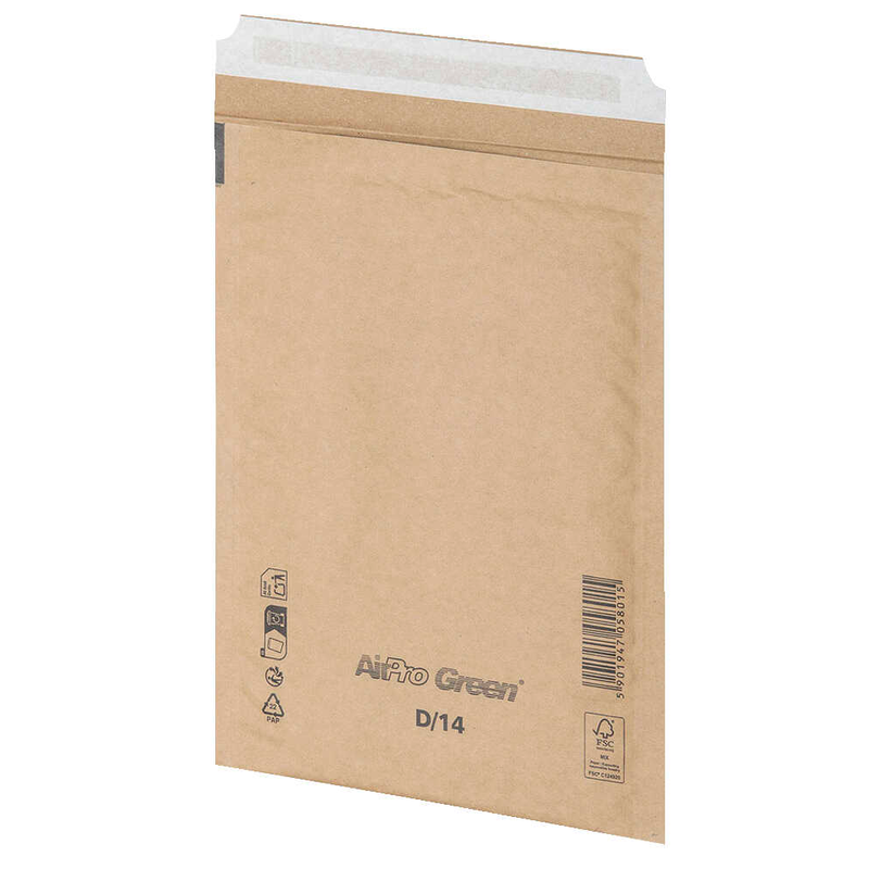 BONG Versandtaschen AirPro Green D14 ohne Fenster braun 100 St.