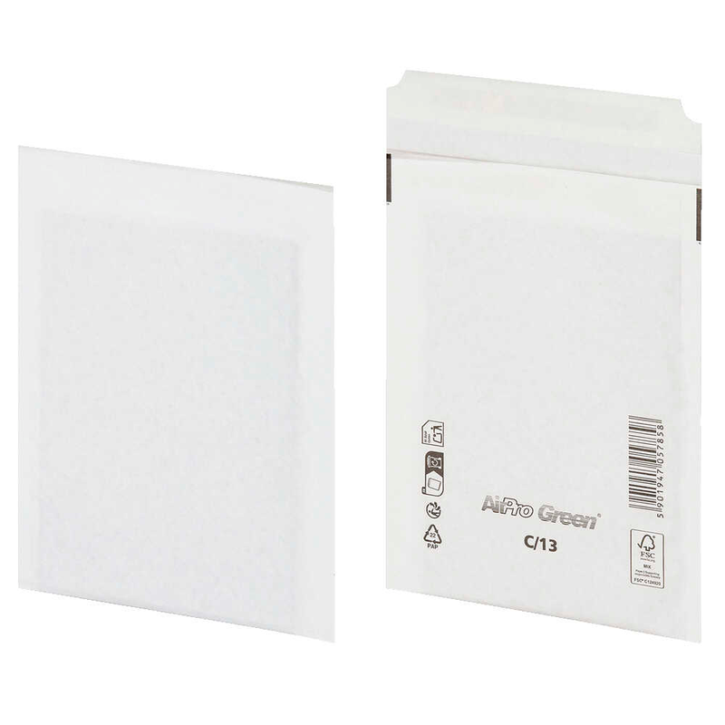 BONG Versandtaschen AirPro Green C13 ohne Fenster weiß 100 St.