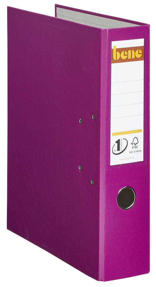 bene No.1 Power Ordner brombeer Kunststoff 8,0 cm DIN A4, 1 St.