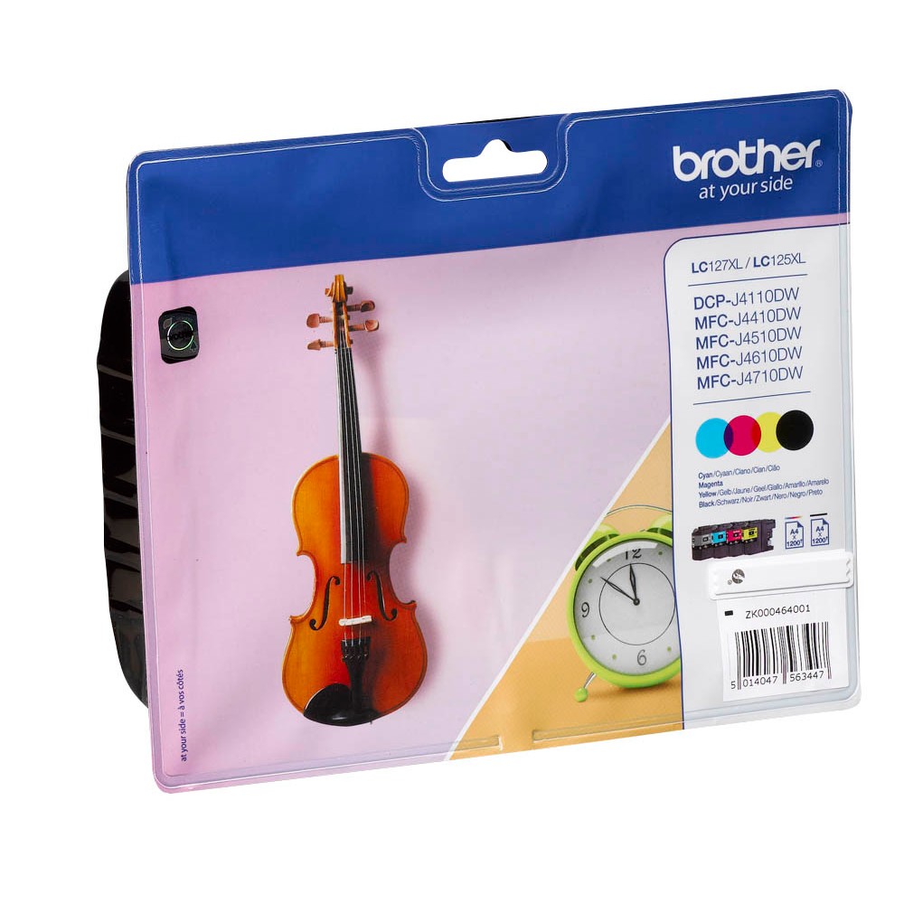 Brother LC-127XLVALBPDR Tinten Multipack CMYK (4er Set)