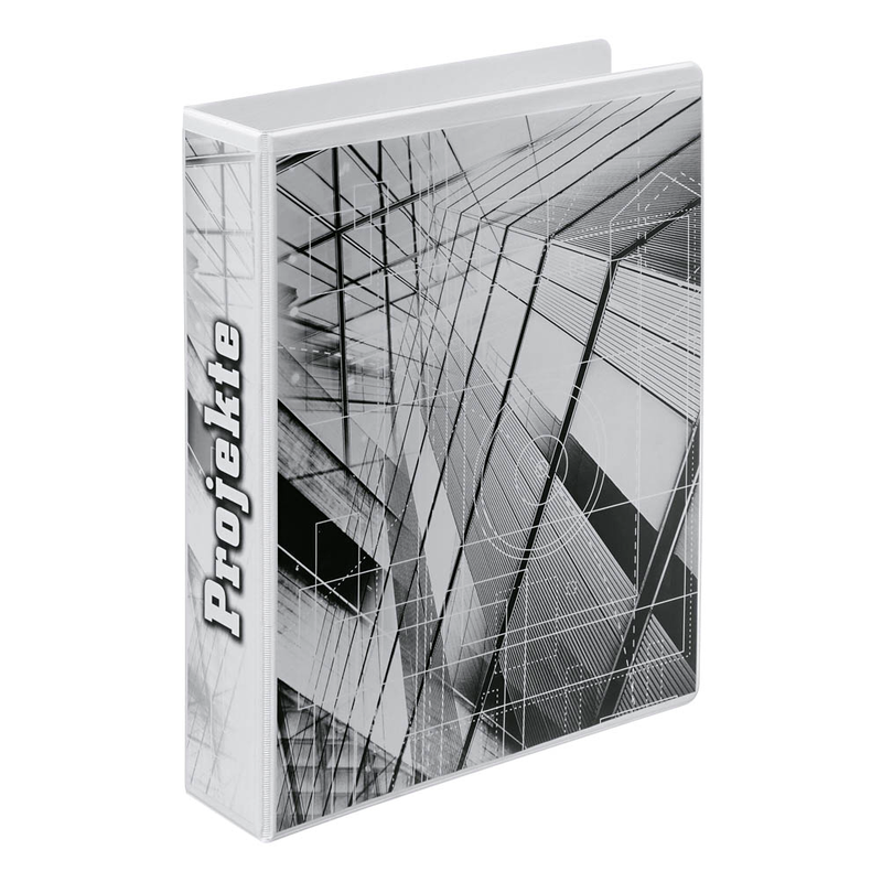 Esselte Präsentationsringbücher 4-Ringe weiß 6,2 cm DIN A4, 10 St.