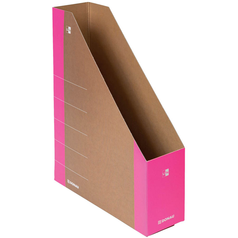 DONAU Stehsammler LIFE 330289116 pink Karton, DIN A4
