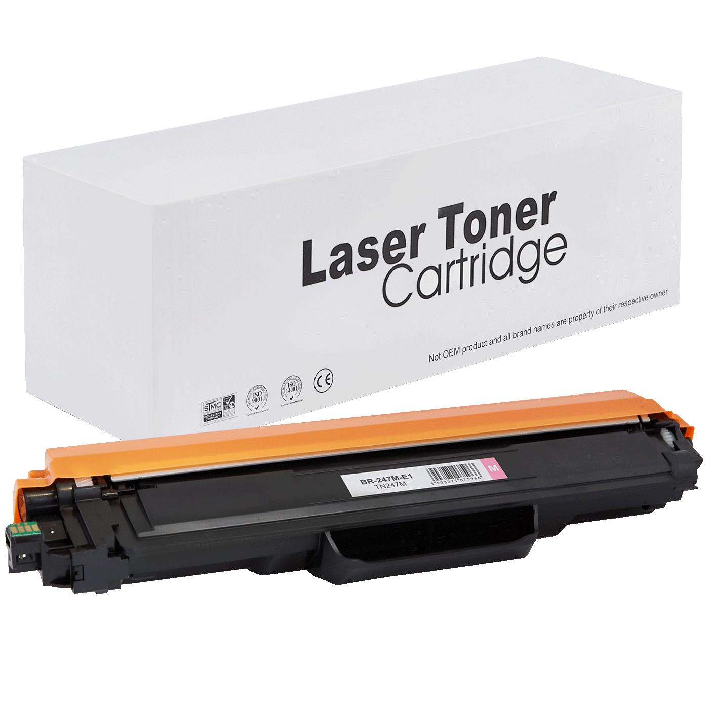 Alternativ zu Brother TN-247M Toner Magenta (mit Chip)