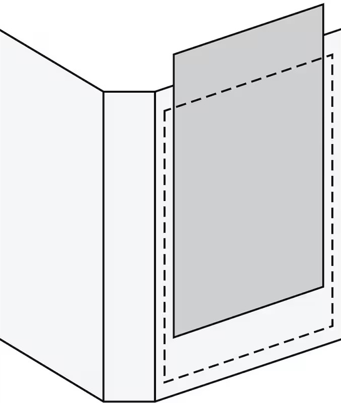EICHNER Präsentationsringbuch 4-Ringe rot-transparent 2,5 cm DIN A4, 1 St.