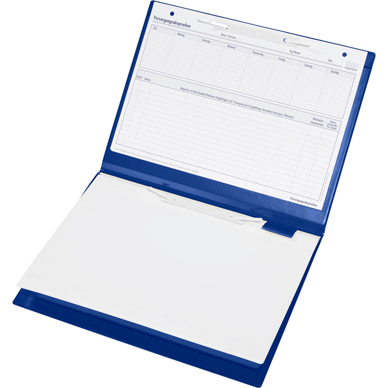 BOI Patienten-Dokumentationsmappe Professional-Line DIN A4 quer blau, 1 St.