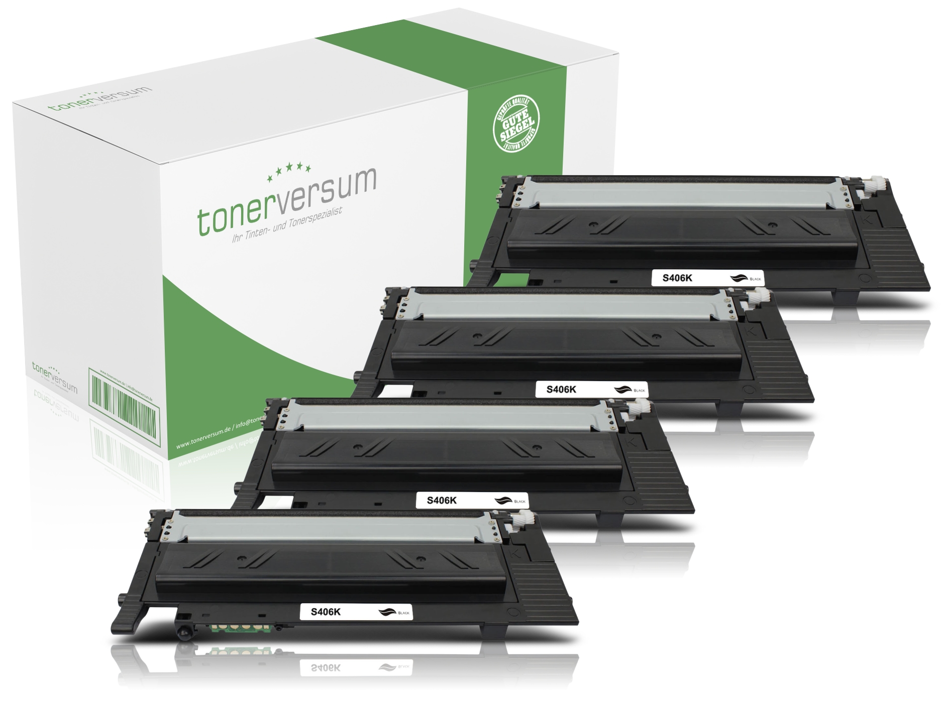 Alternativ zu Samsung CLT-K406S / SU118A Toner Black (4er Pack)