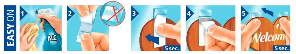 tesa Powerstrips Klebestreifen (1,5 x 4,2 cm)  transparent 16 Stück