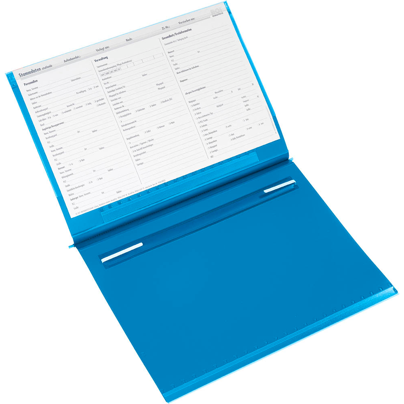 BOI Planettentasche Stan 1 Kunststoff blau DIN A4 1x Lang-Außenheftung (Sondermaß von 27,5 cm), 1 St.