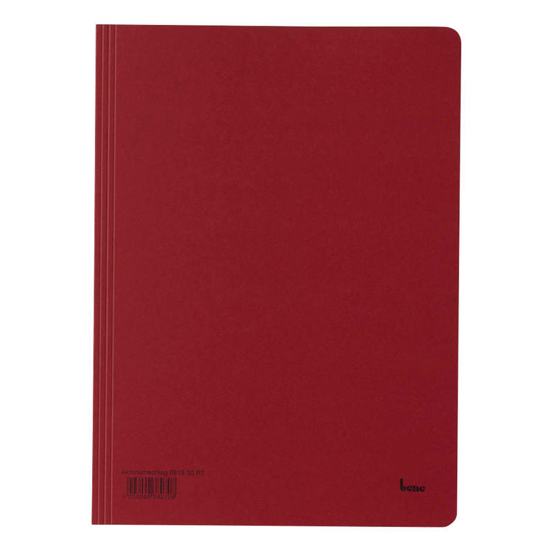 bene Aktendeckel DIN A4 rot, 25 St.