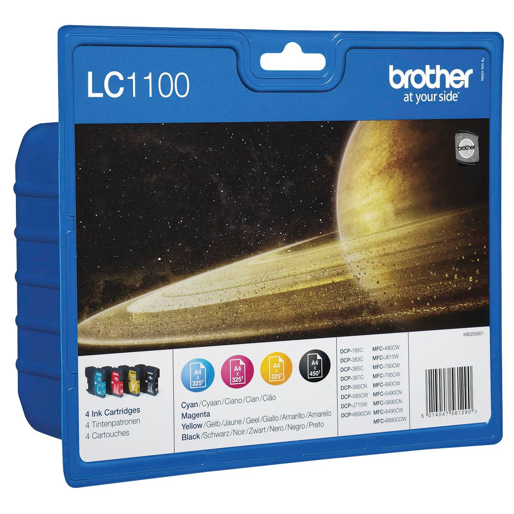 Brother LC-1100 Tinten Multipack CMYK (4er Set)