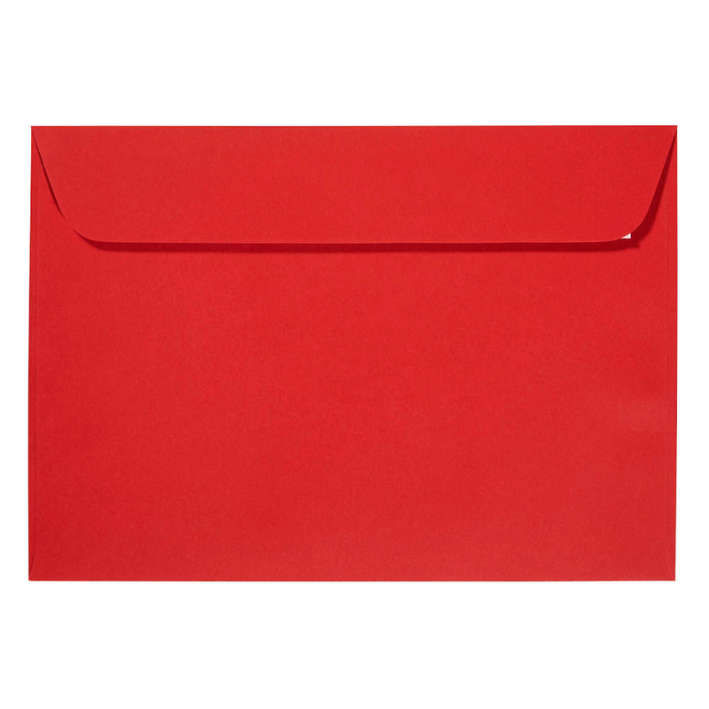 artoz Briefumschläge Mosaic DIN C5 ohne Fenster feuerrot haftklebend 20 St.